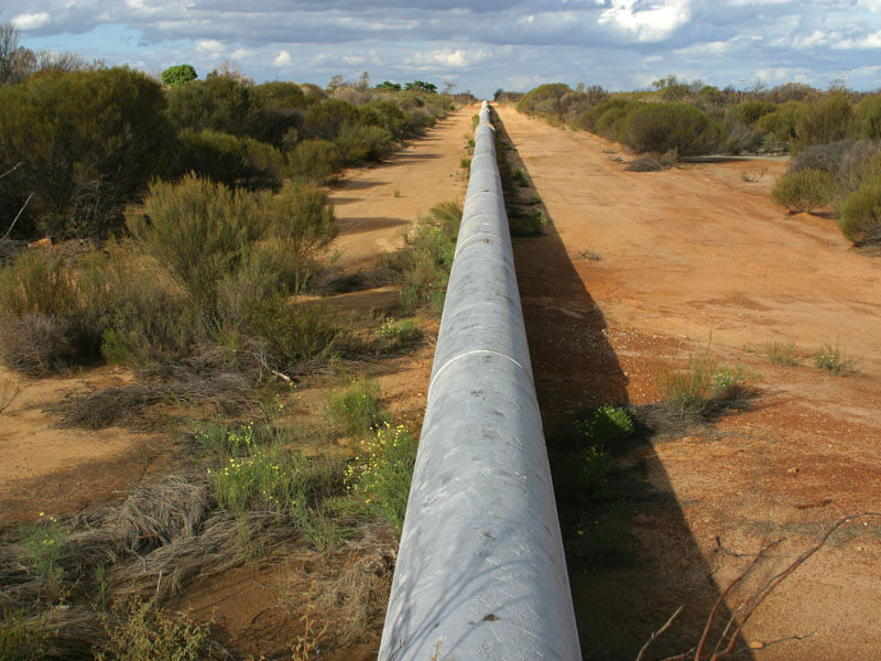 O'Conner's water pipeline at Coolgardie