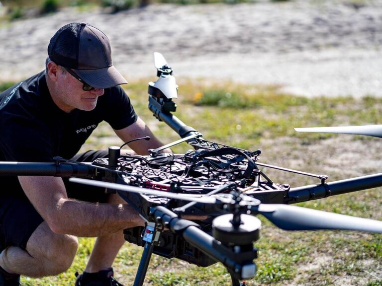 Simon with our Alta X Drone - Drone Services
