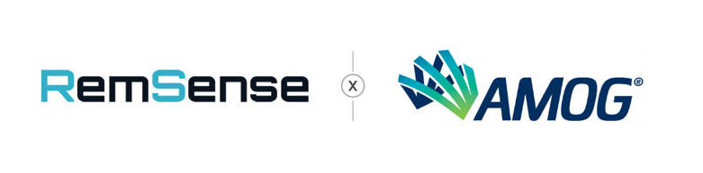 RemSense and AMOG logos